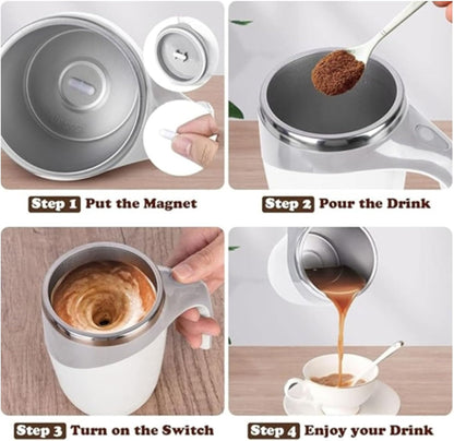 TAZA AUTOMEZCLADORA RECARGABLE - ¡CONTRA ENTREGA + ENVÍO GRATIS!