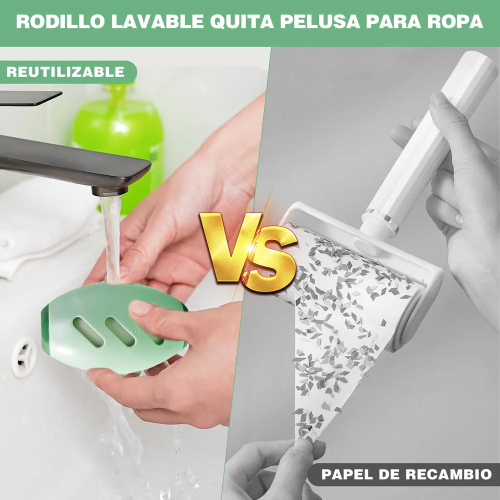Rodillo de silicona quita pelusa lavable ¡CONTRA ENTREGA + ENVÍO GRATIS!