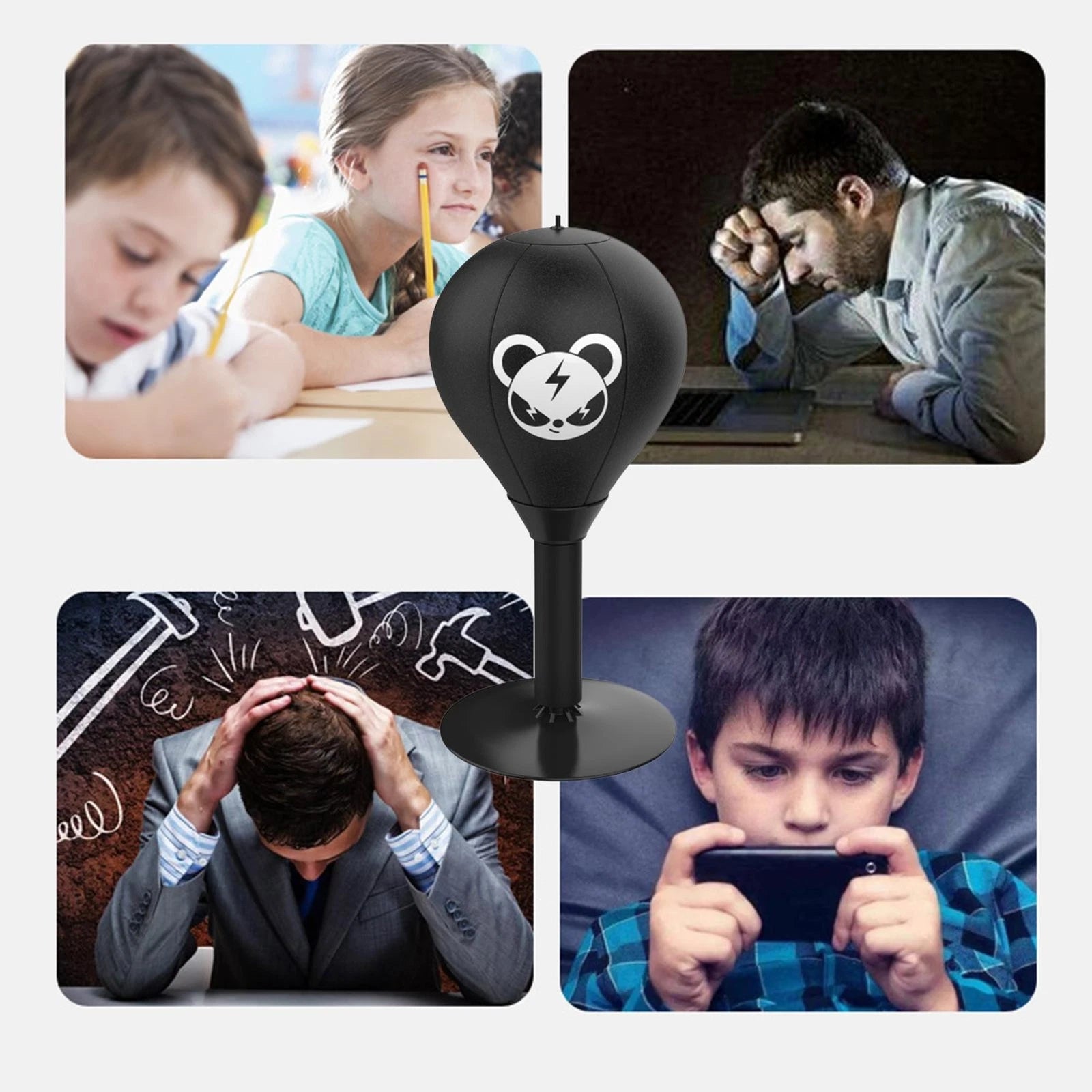 PERA DE BOXEO DE ESCRITORIO ANTI-ESTRÉS - ¡CONTRA ENTREGA + ENVÍO GRATIS! ★★★★★ (4.9/5 basado en 182 reseñas)